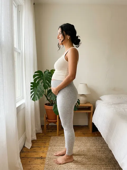 Exemplo de foto da barriga na semana 12 de gestação